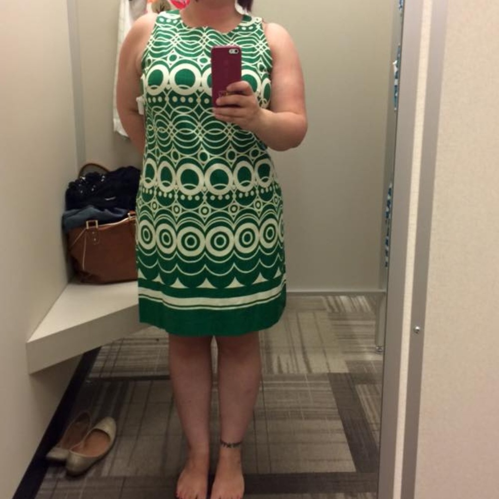 Eliza J Mod Sleeveless Shift Dress sz 14